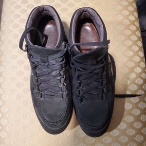 Mephisto Niagra Lon Leather Lace-up Ankle Boots, Sz 9.5